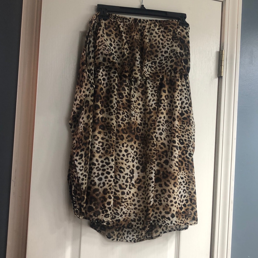 Cheetah print dress